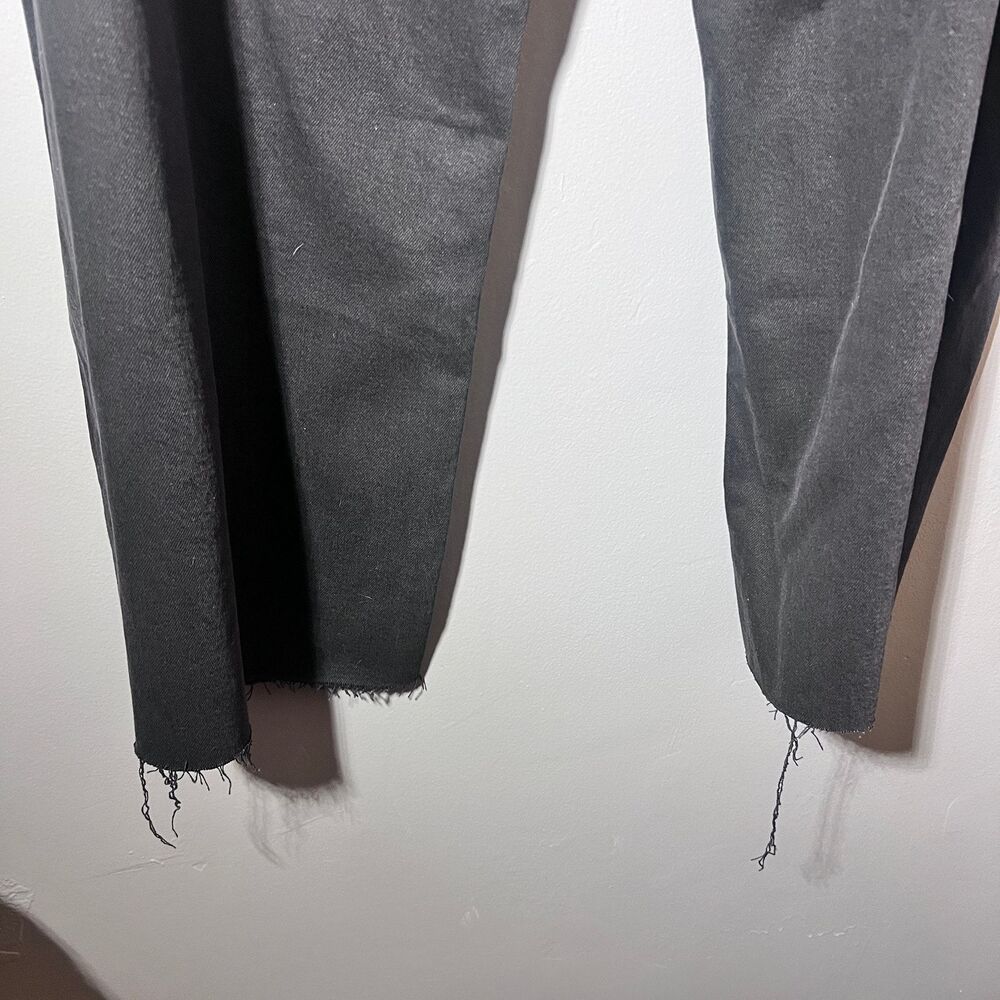 NWT Good American Good Ease Relaxed Jeans Size 28 Plus Black High Rise Wide Leg - Picture 12 of 13